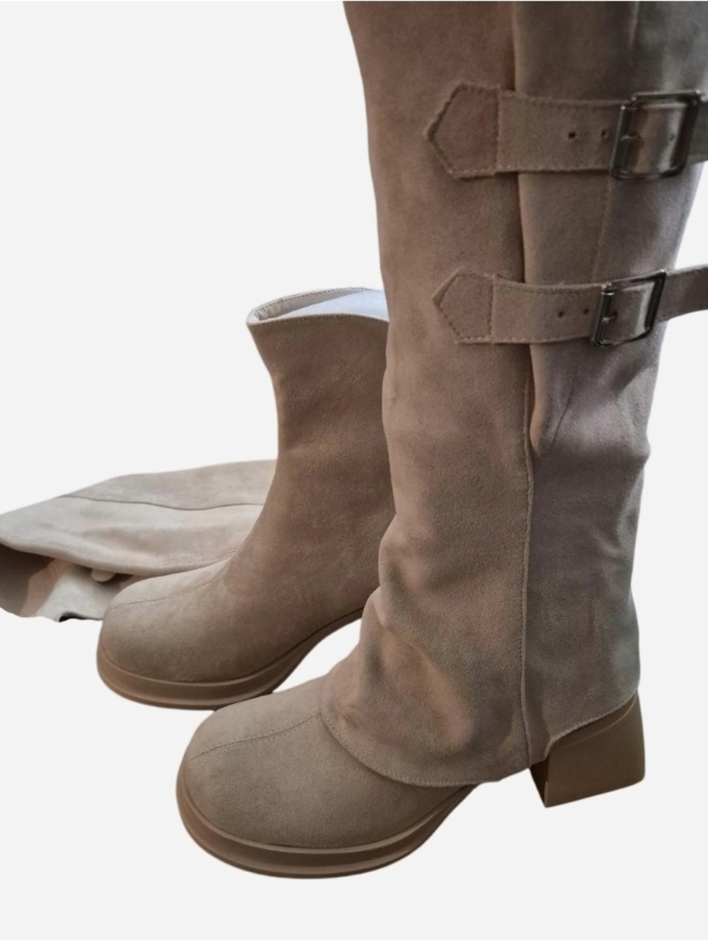 Extremely Soft Suede Burlega Branded Dual Looks...